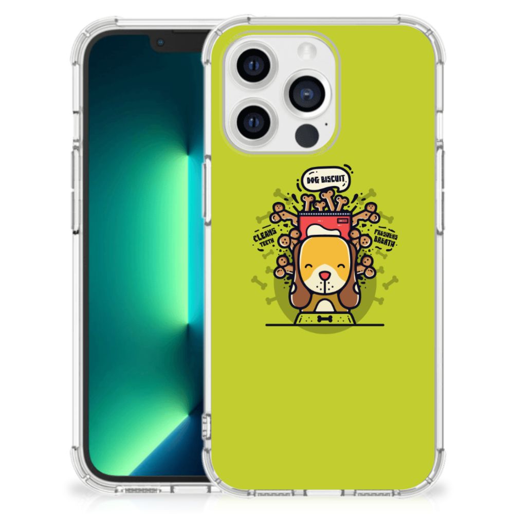 iPhone 13 Pro Max Stevig Bumper Hoesje Doggy Biscuit - B2C Telecom