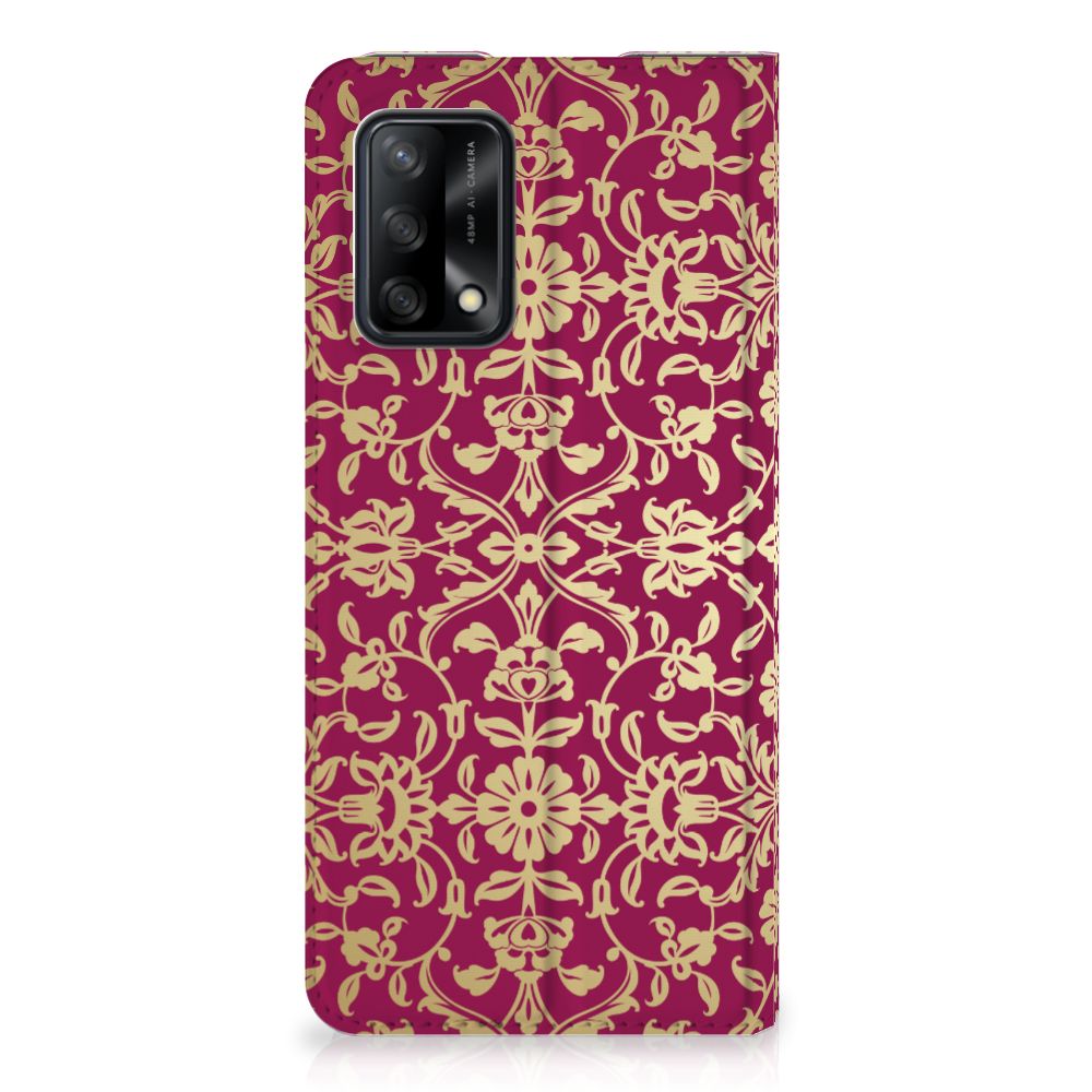 Telefoon Hoesje OPPO A74 4G Barok Pink - B2C Telecom
