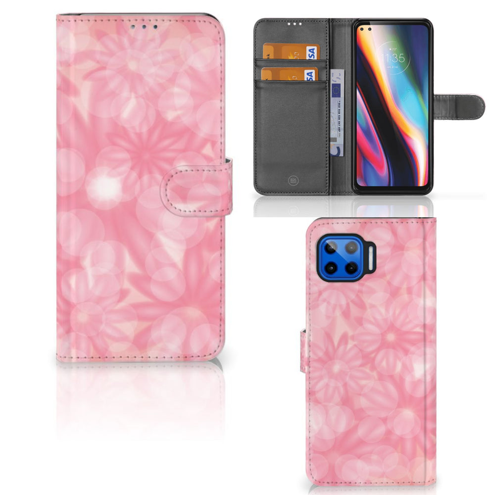 Motorola Moto G 5G Plus Hoesje Spring Flowers