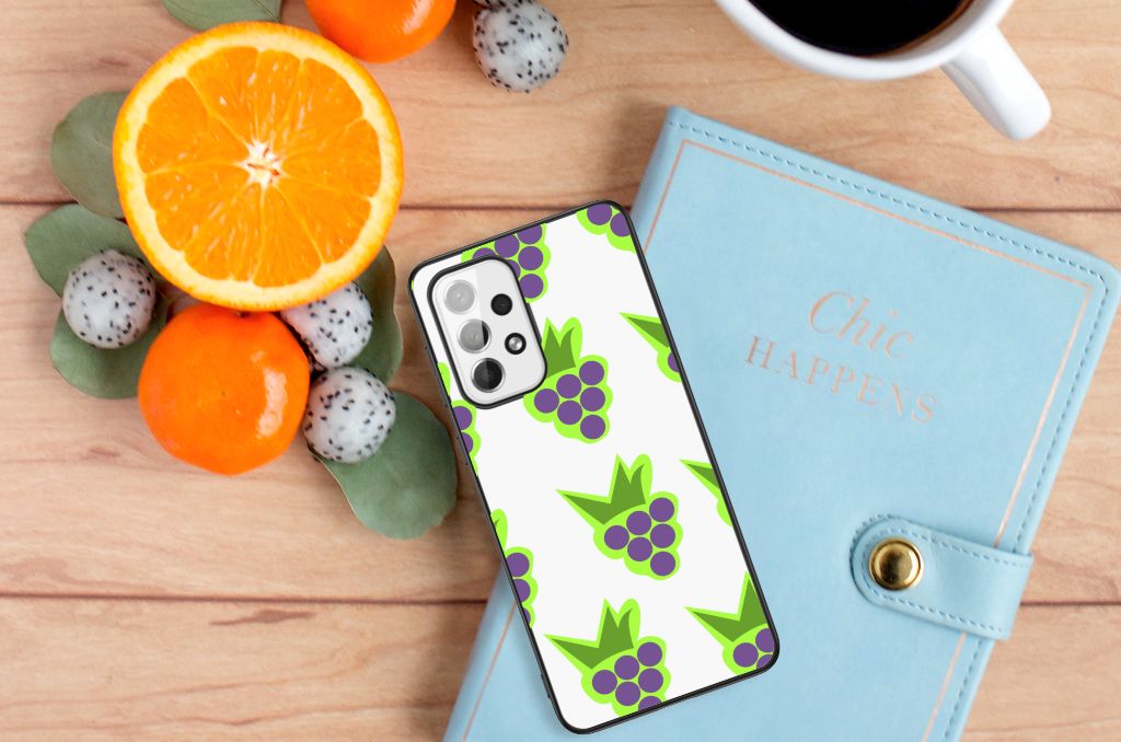 Samsung Galaxy A73 Back Cover Hoesje Druiven B2C Telecom