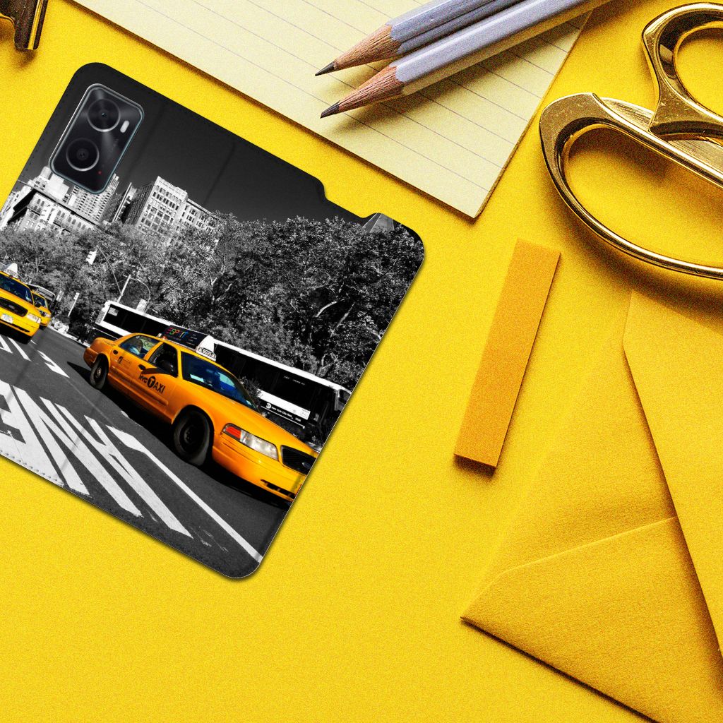 OPPO A96 | A76 Book Cover New York Taxi - B2C Telecom