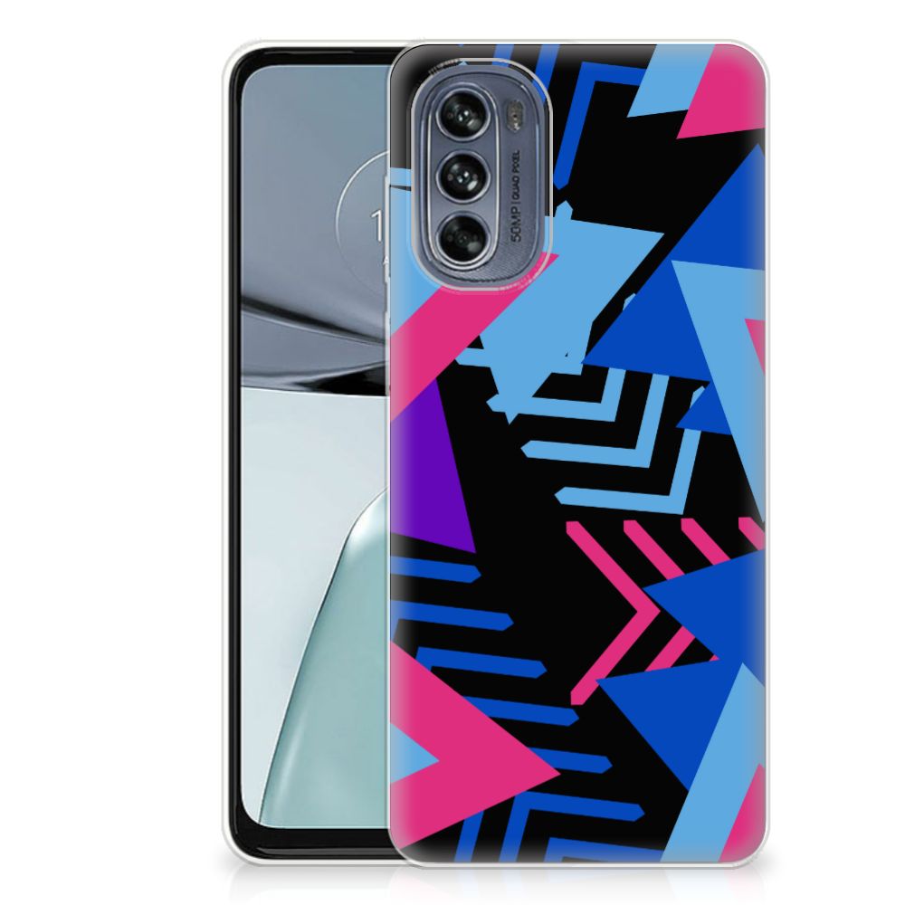 Motorola Moto G62 5G TPU Hoesje Funky Triangle