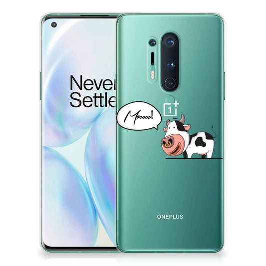 OnePlus 8 Pro Telefoonhoesje met Naam Cow