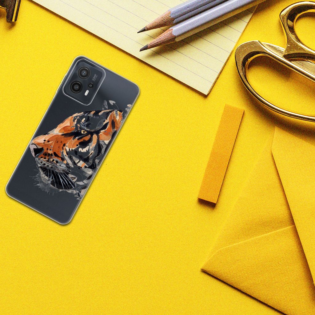 Hoesje maken Motorola Moto G23 | G13 Watercolor Tiger