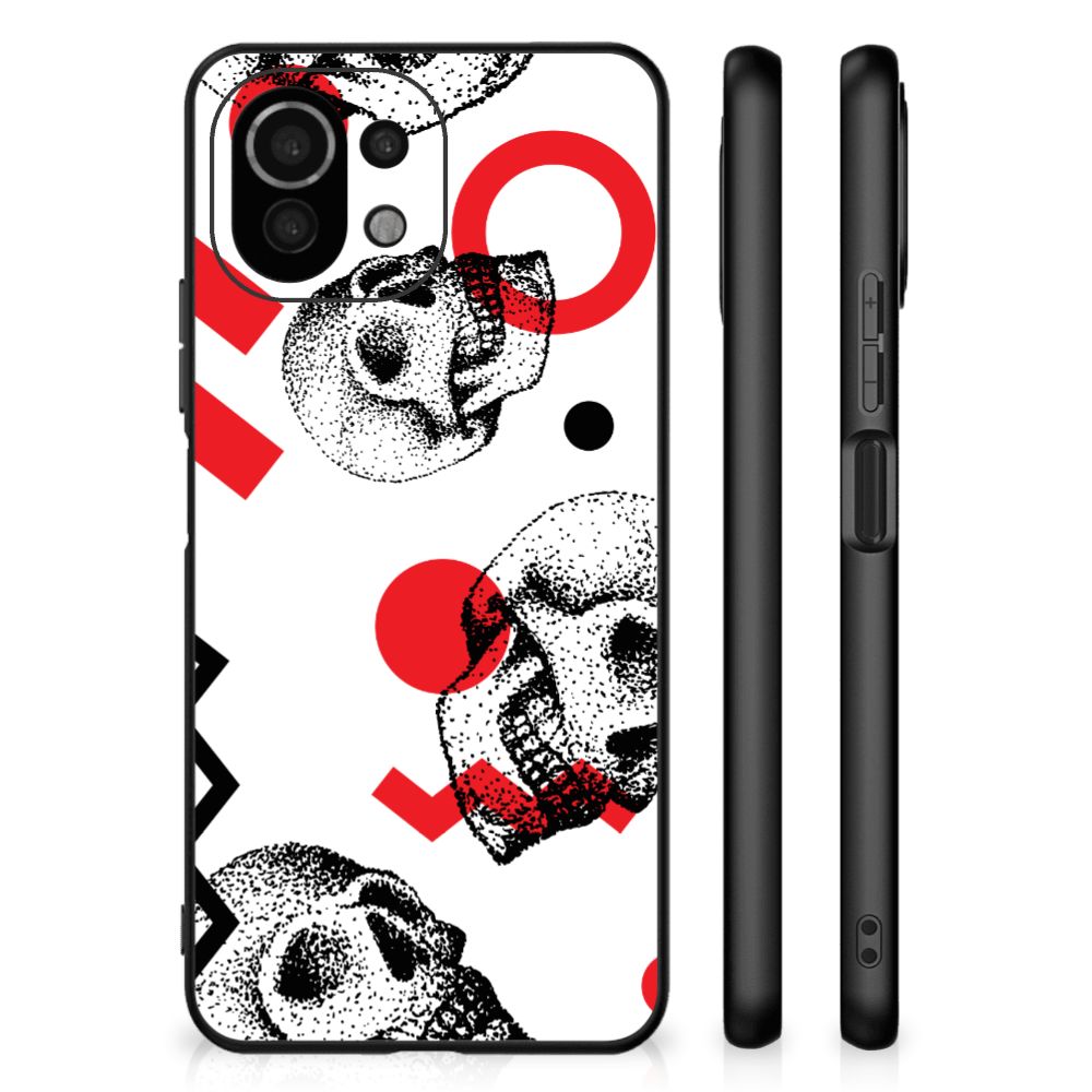 Telefoonhoesje Xiaomi 11 Lite 5G NE | Mi 11 Lite Skull Red