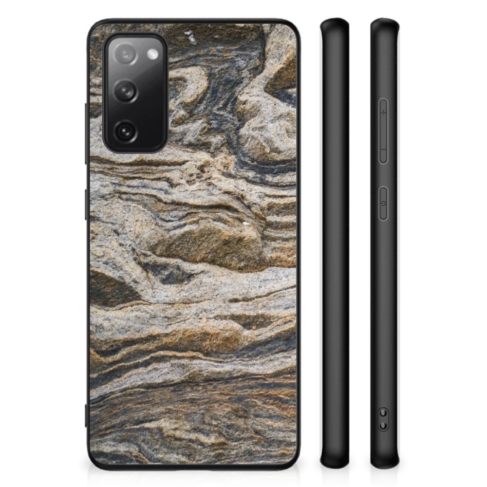 Samsung Galaxy S20 FE Marmeren Print Telefoonhoesje Steen B2C Telecom
