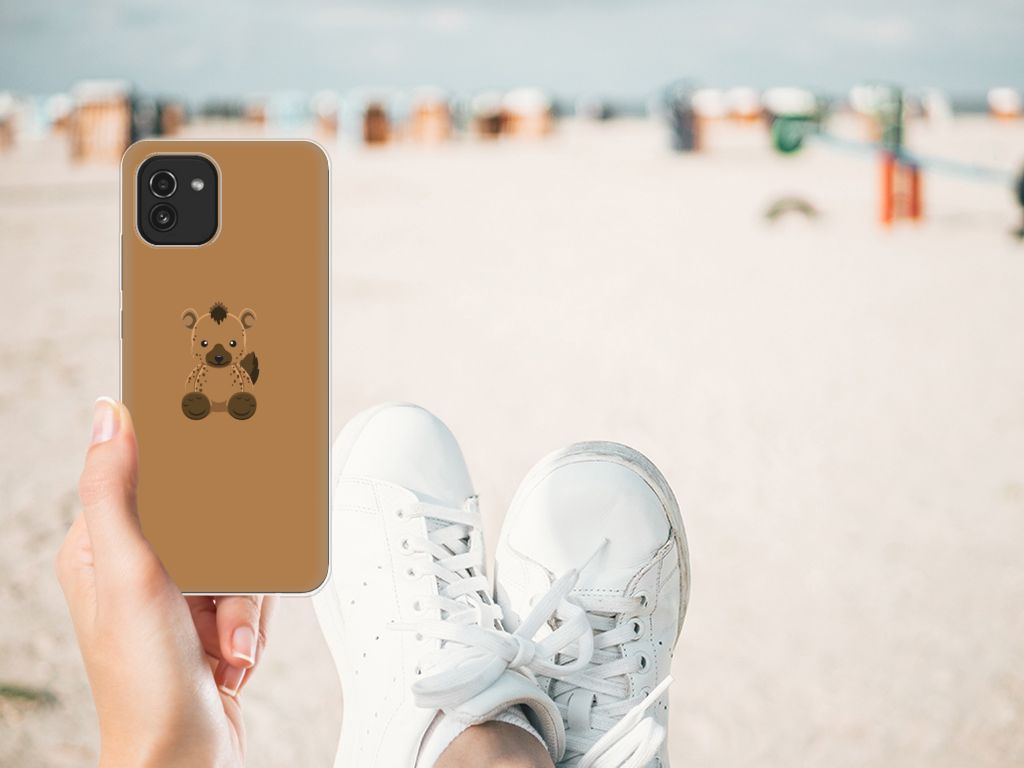 Samsung Galaxy A03 Telefoonhoesje met Naam Baby Hyena B2C Telecom