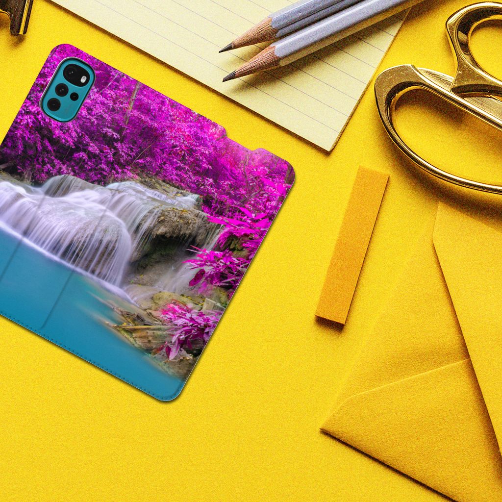 Motorola Moto G22 Book Cover Waterval - B2C Telecom