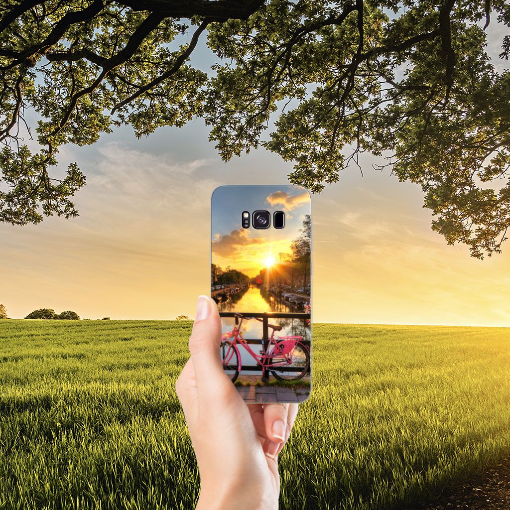 Samsung Galaxy S8 Plus Siliconen Back Cover Amsterdamse Grachten