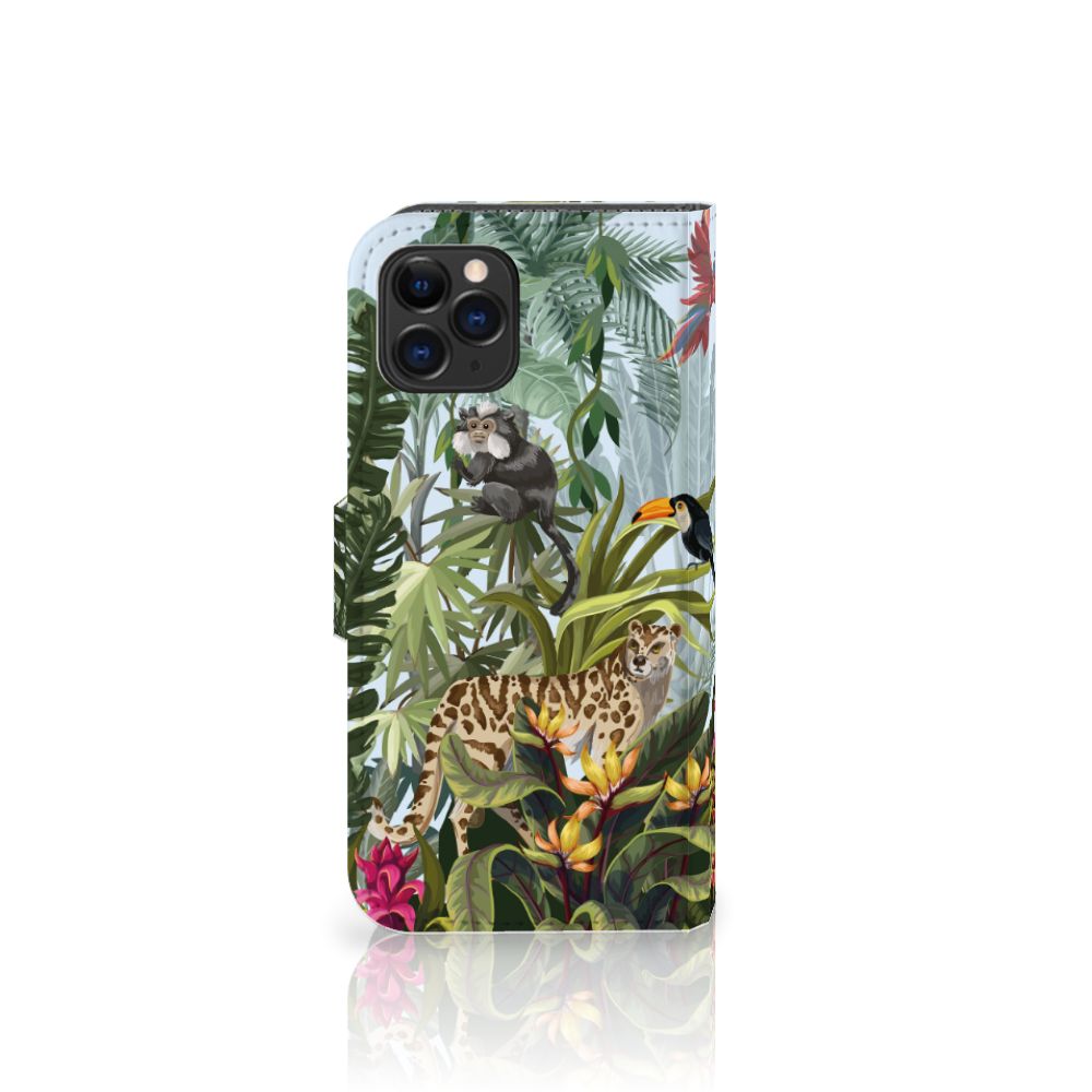 Telefoonhoesje met Pasjes voor Apple iPhone 11 Pro Jungle