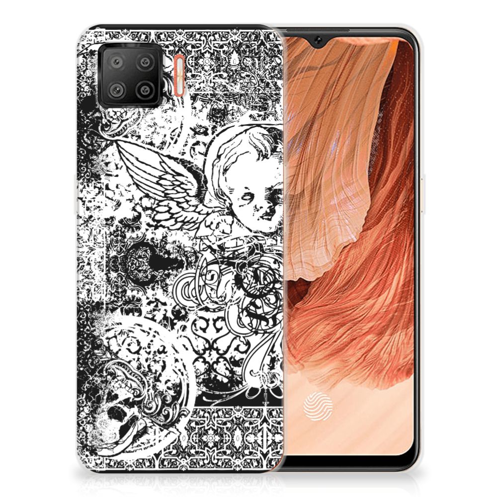 Silicone Back Case OPPO A73 4G Skulls Angel B2C Telecom
