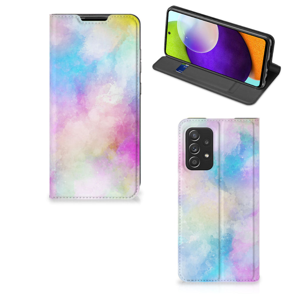 Bookcase Samsung Galaxy A52 Watercolor Light