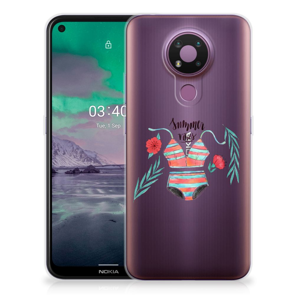 Nokia 3.4 Telefoonhoesje met Naam Boho Summer B2C Telecom
