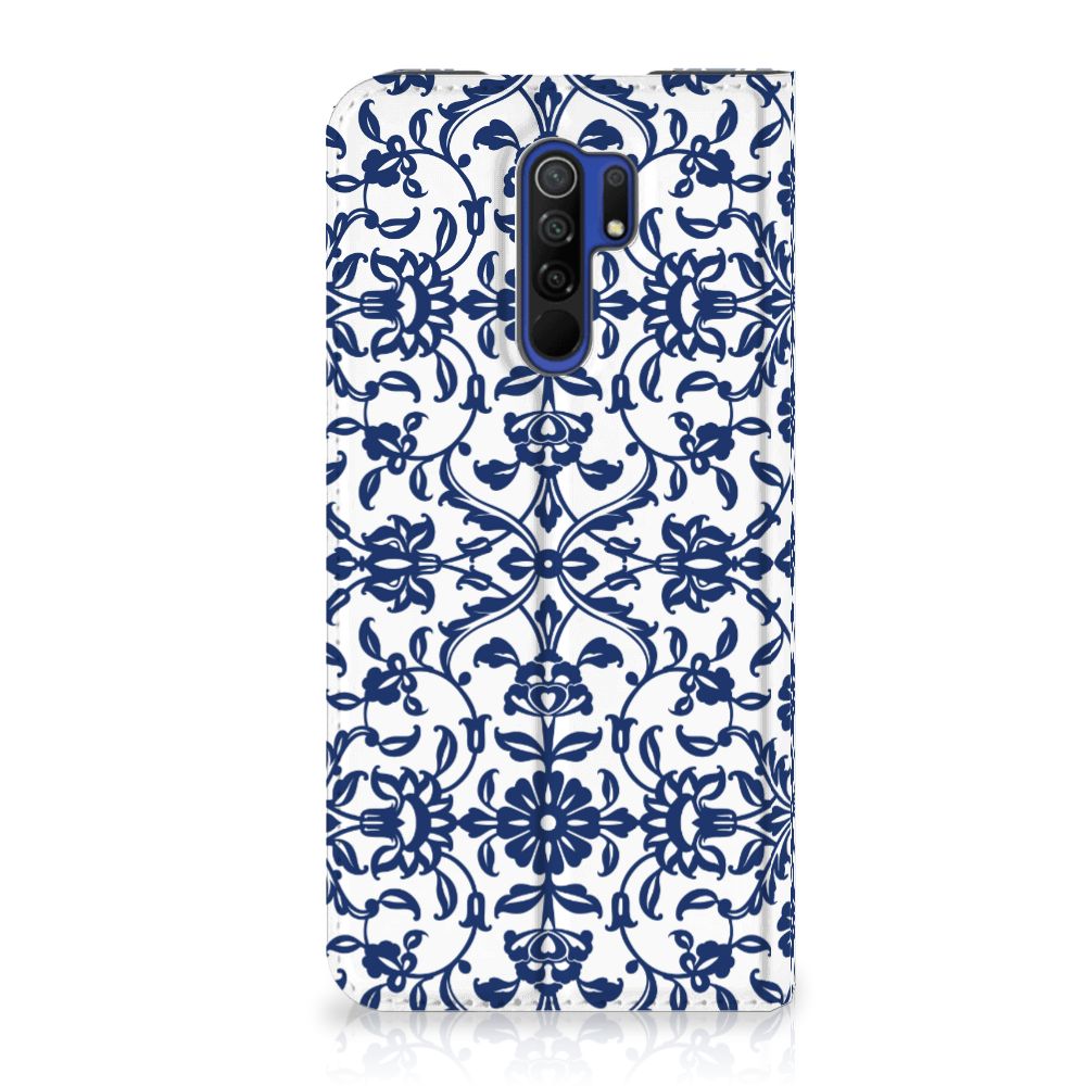 Xiaomi Redmi 9 Smart Cover Flower Blue - B2C Telecom