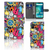 Xiaomi Mi A2 Lite Wallet Case met Pasjes Punk Rock