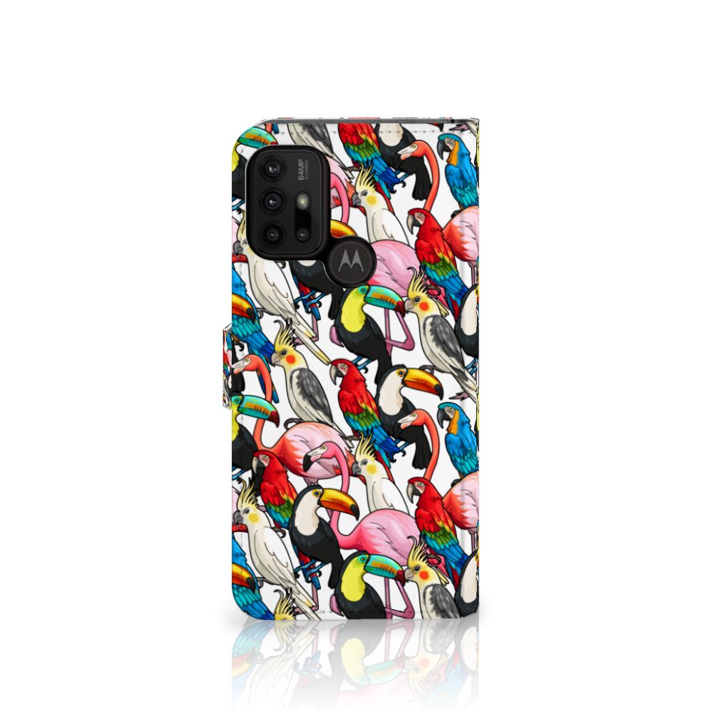 Motorola Moto G10 | G20 | G30 Telefoonhoesje met Pasjes Birds