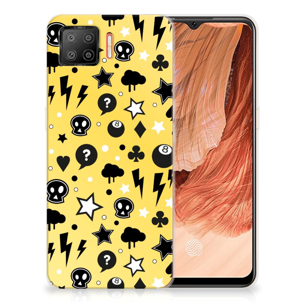 Silicone Back Case OPPO A73 4G Punk Geel B2C Telecom