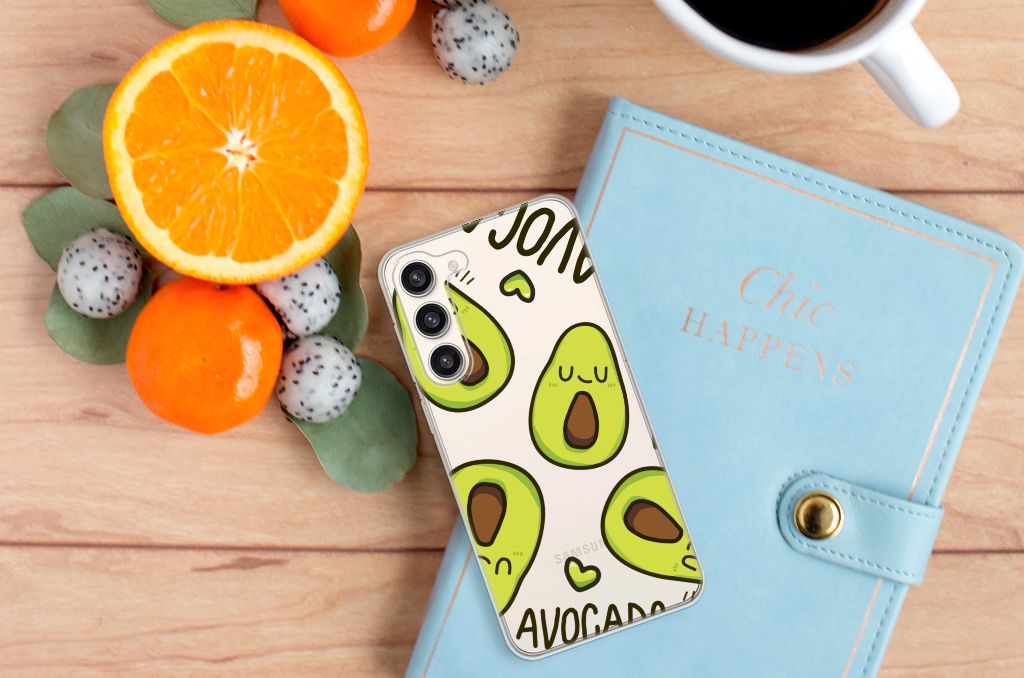 Samsung Galaxy S23 Plus Telefoonhoesje met Naam Avocado Singing B2C Telecom