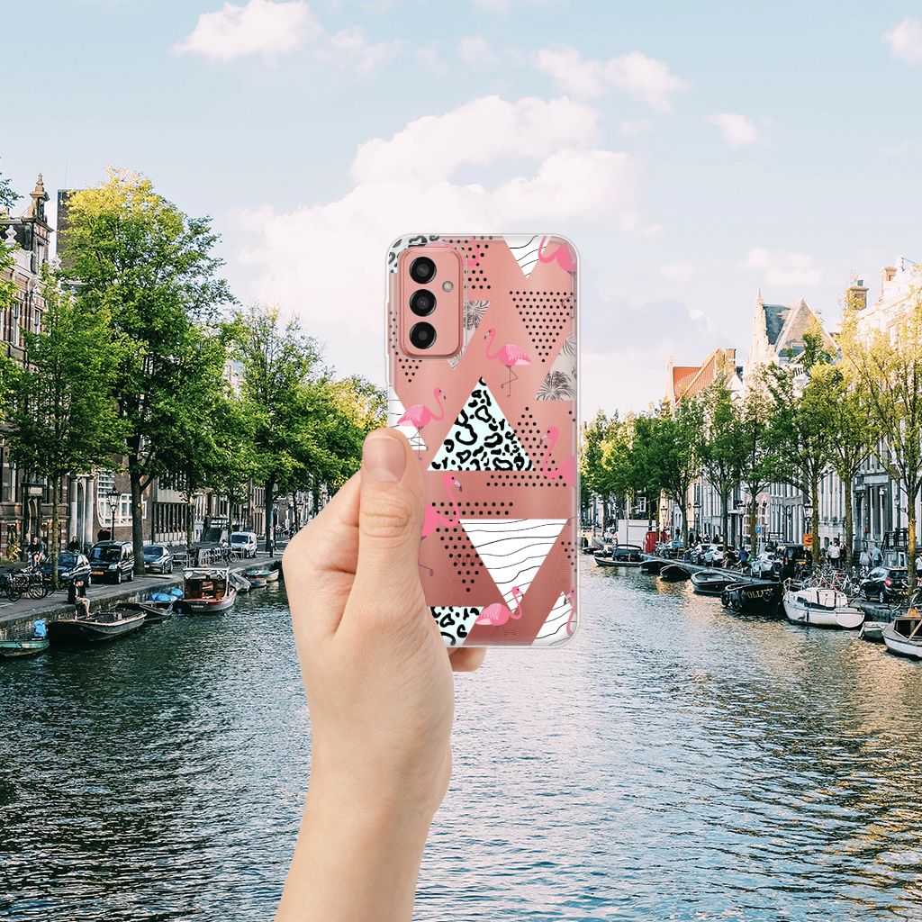 Samsung Galaxy M13 | M23 TPU Hoesje Flamingo Triangle B2C Telecom