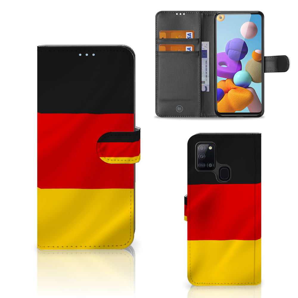 Samsung Galaxy A21s Bookstyle Case Duitsland