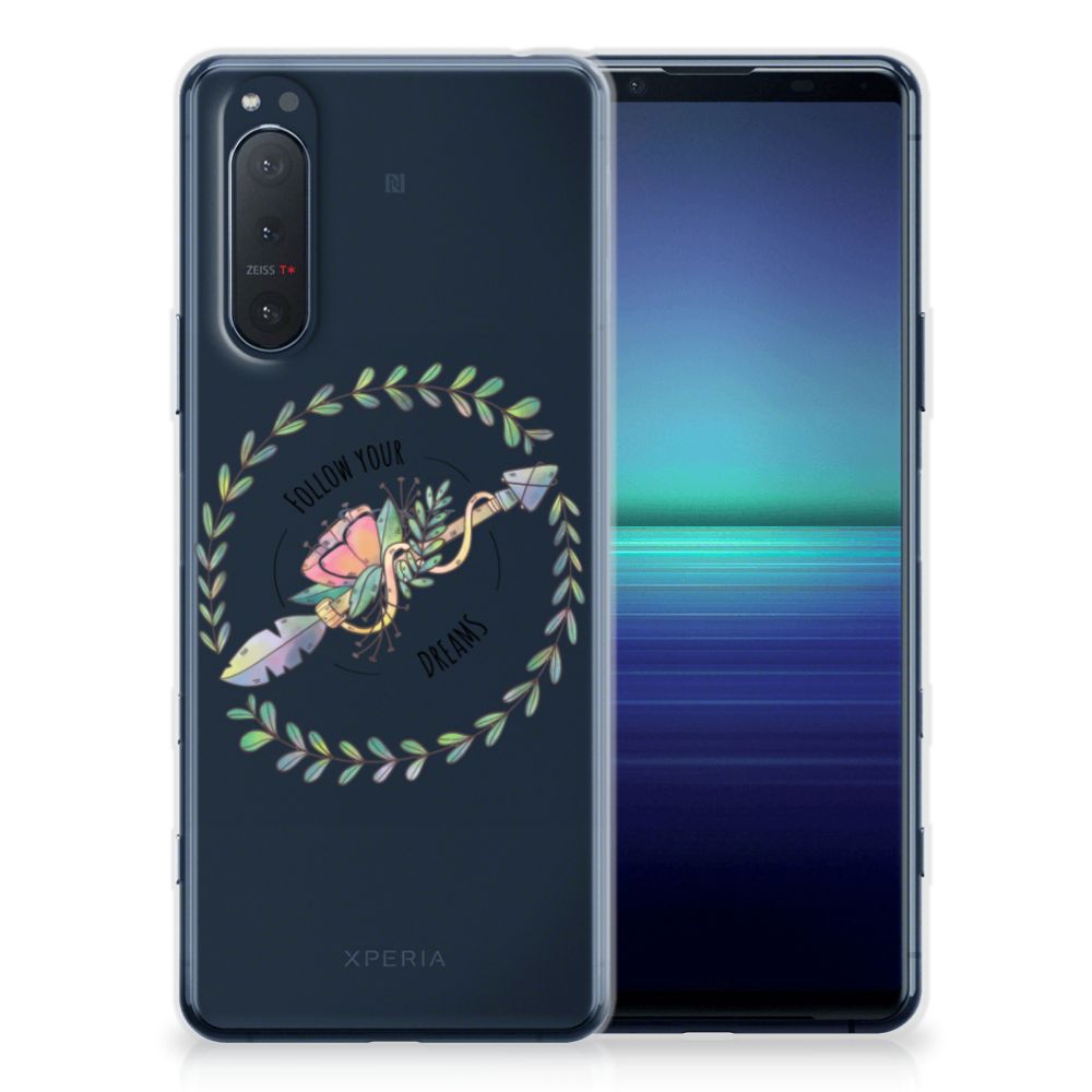 Sony Xperia 5II Telefoonhoesje met Naam Boho Dreams B2C Telecom