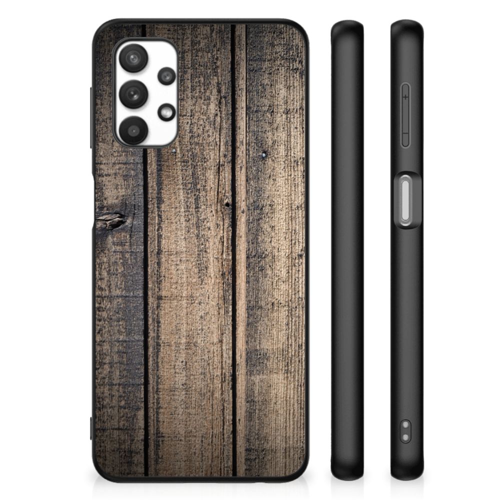 Samsung Galaxy A32 5G Houten Print Telefoonhoesje Steigerhout B2C Telecom