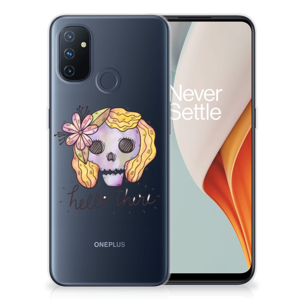 Silicone Back Case OnePlus Nord N100 Boho Skull B2C Telecom