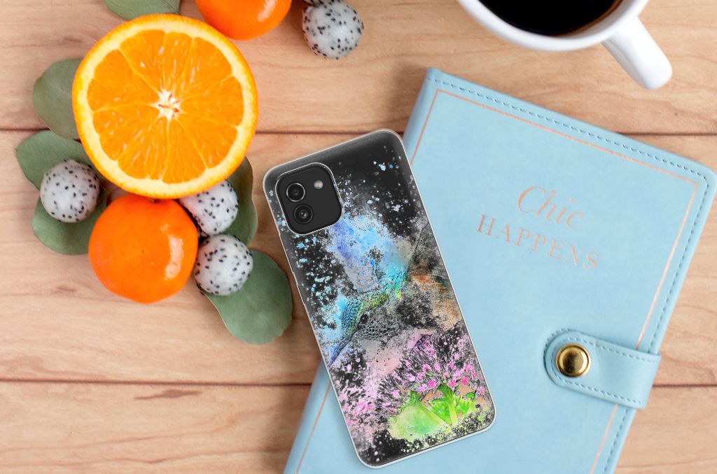 Hoesje maken Samsung Galaxy A03 Vogel B2C Telecom