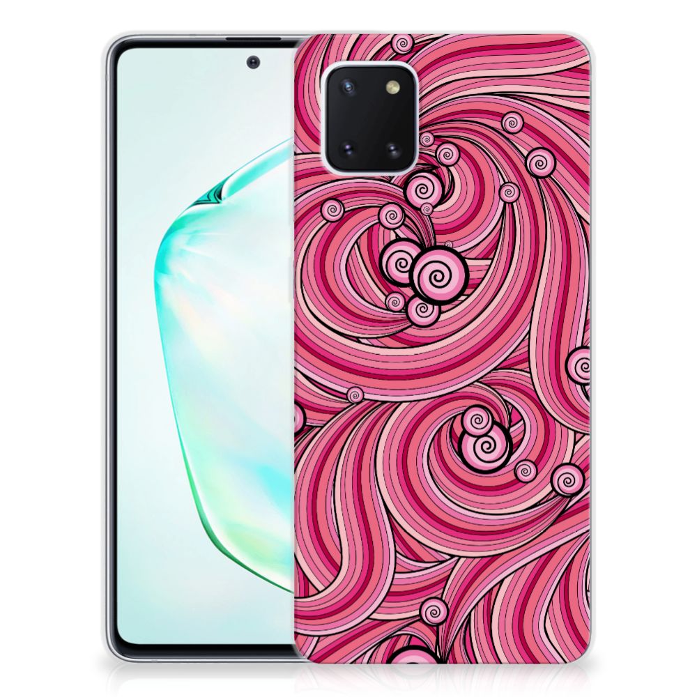 Samsung Galaxy Note 10 Lite Hoesje maken Swirl Pink