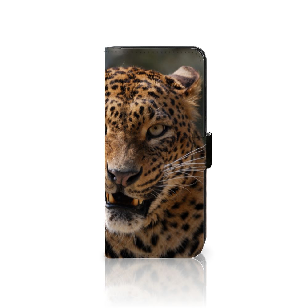 OPPO Reno8 Telefoonhoesje met Pasjes Luipaard