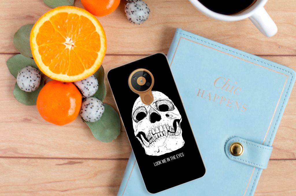 Silicone Back Case Nokia 5.3 Skull Eyes B2C Telecom