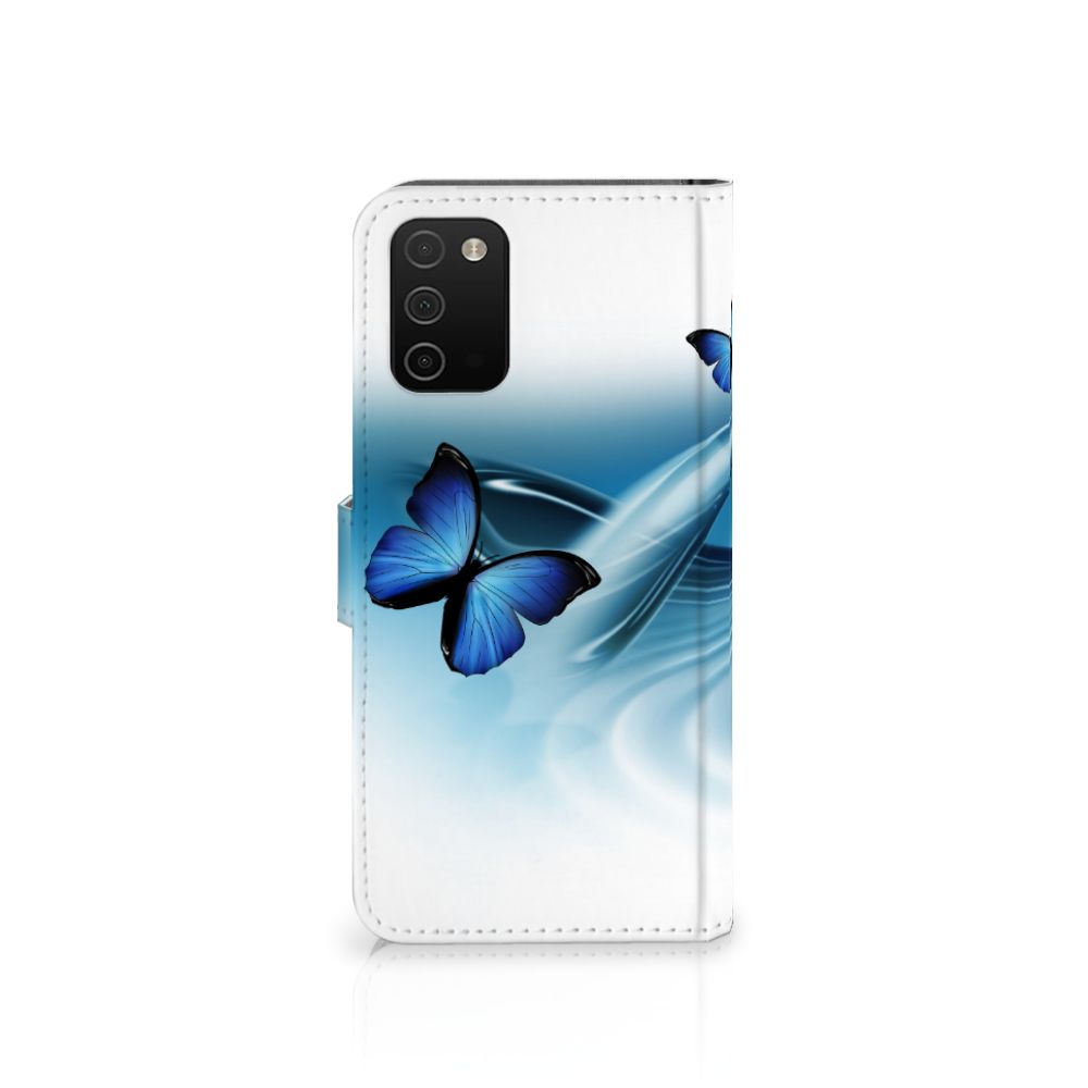 Samsung Galaxy A03s Telefoonhoesje met Pasjes Vlinders