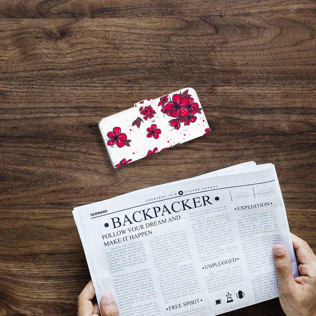 Samsung Galaxy S9 Hoesje Blossom Red