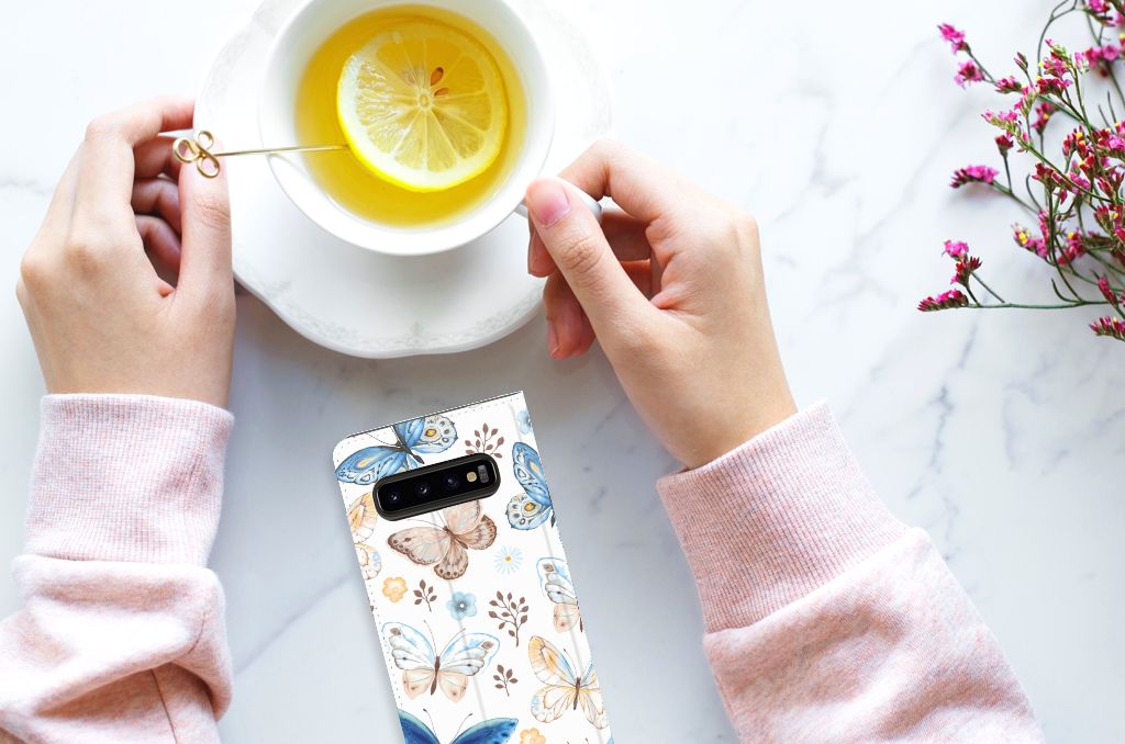 Hoesje maken voor Samsung Galaxy S10 Vlinder - B2C Telecom