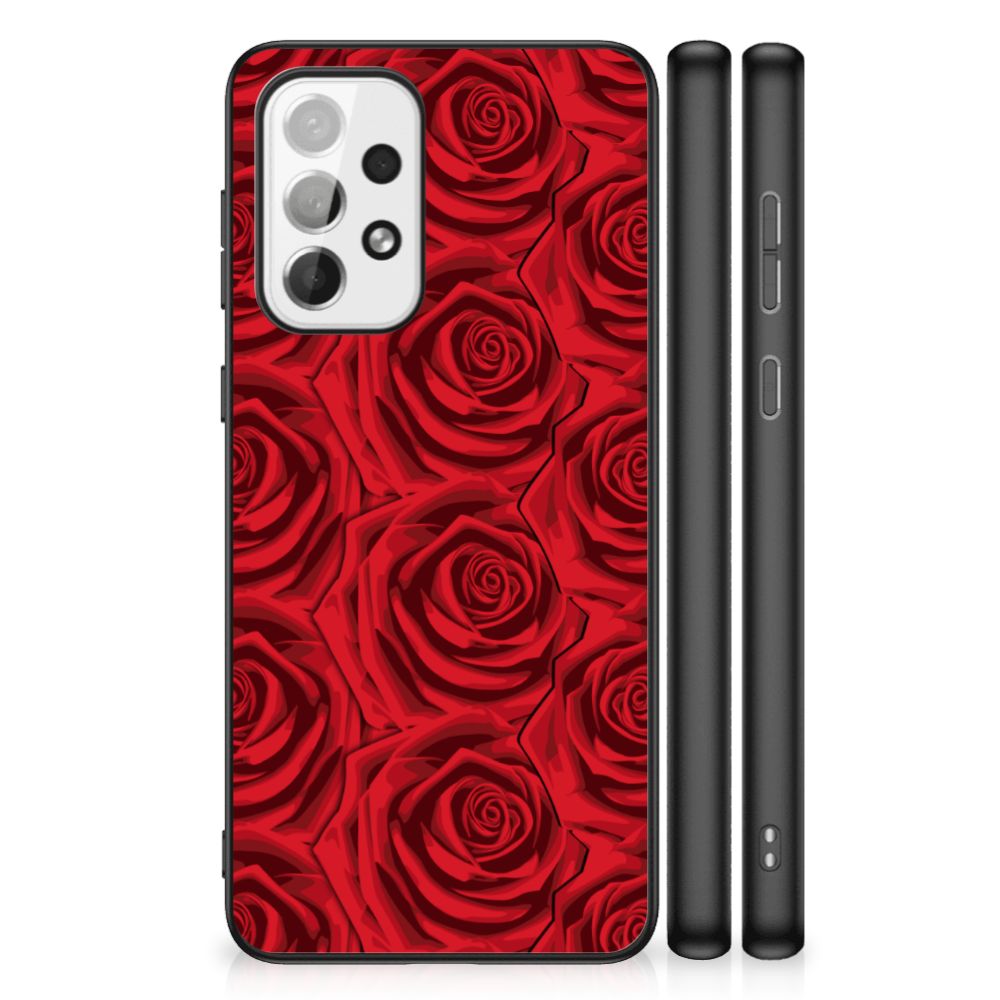 Samsung Galaxy A73 Bloemen Hoesje Red Roses B2C Telecom