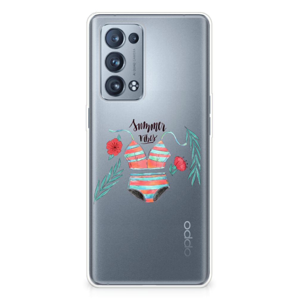 OPPO Reno 6 Pro Plus 5G Telefoonhoesje met Naam Boho Summer B2C Telecom