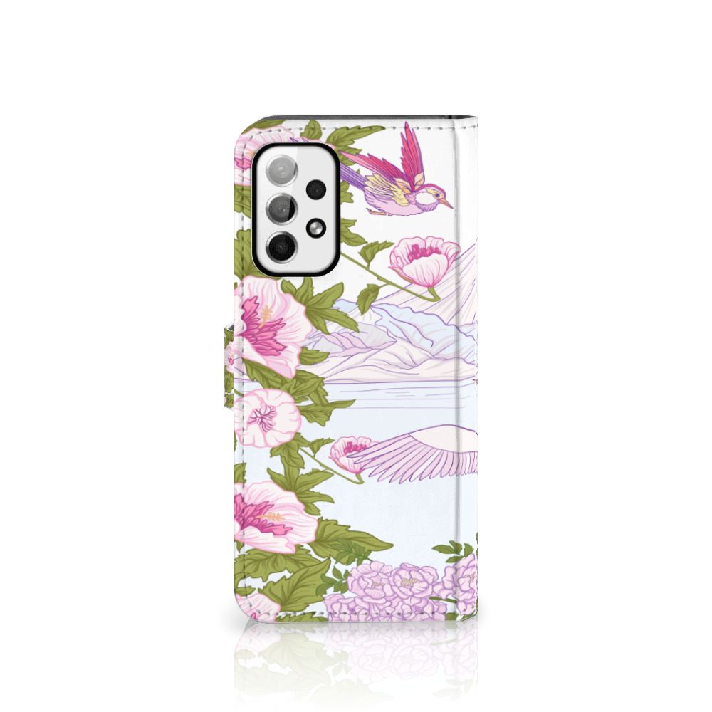 Samsung Galaxy A73 5G Telefoonhoesje met Pasjes Bird Standing