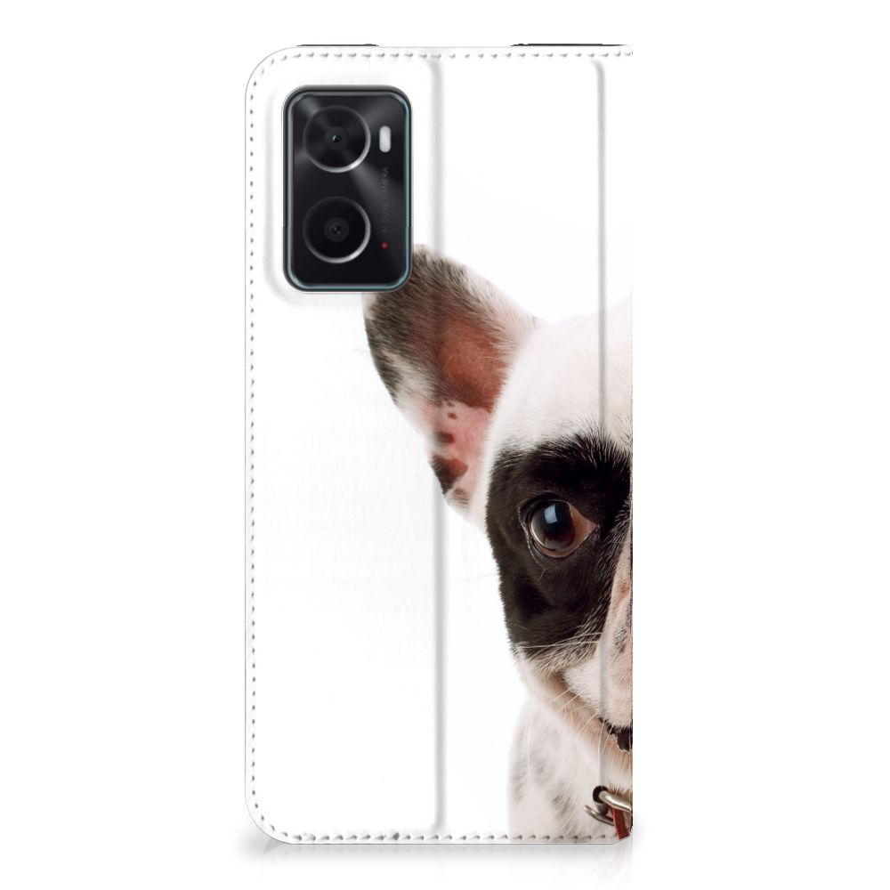 OPPO A96 | A76 Hoesje maken Franse Bulldog - B2C Telecom