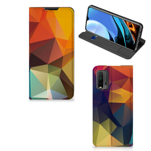 Xiaomi Poco M3 | Redmi 9T Stand Case Polygon Color