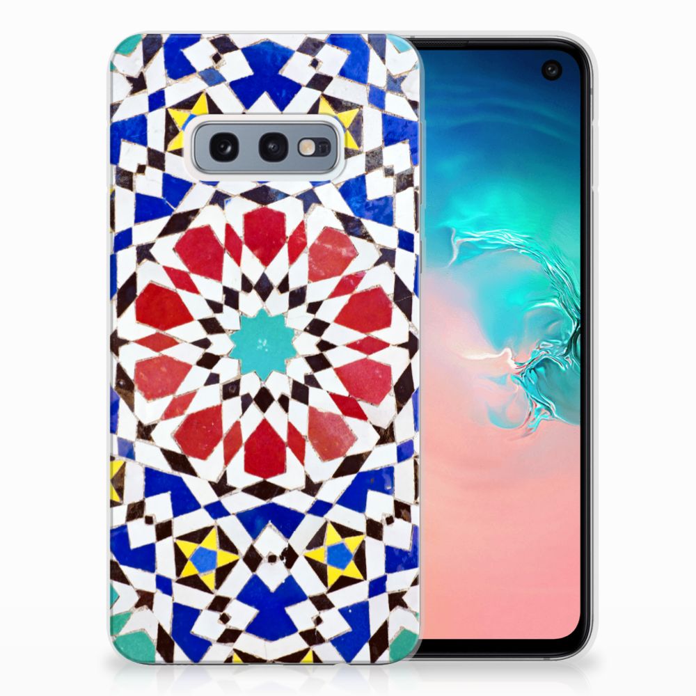 Samsung Galaxy S10e TPU Siliconen Hoesje Mozaïek