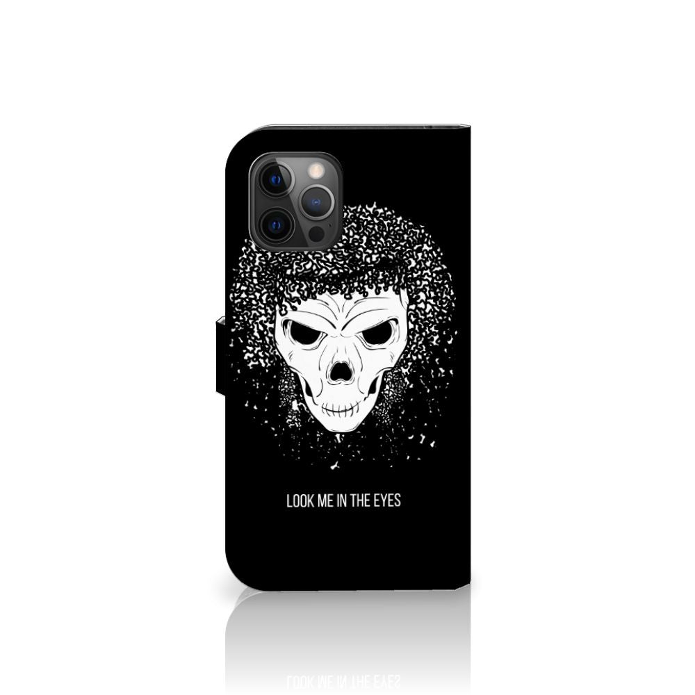 Telefoonhoesje met Naam Apple iPhone 12 Pro Max Skull Hair