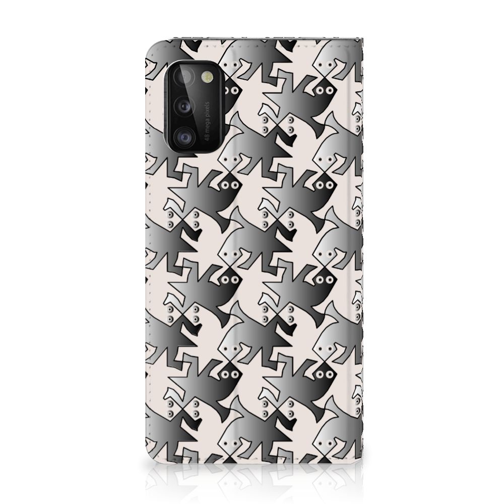 Samsung Galaxy A41 Hoesje maken Salamander Grey - B2C Telecom