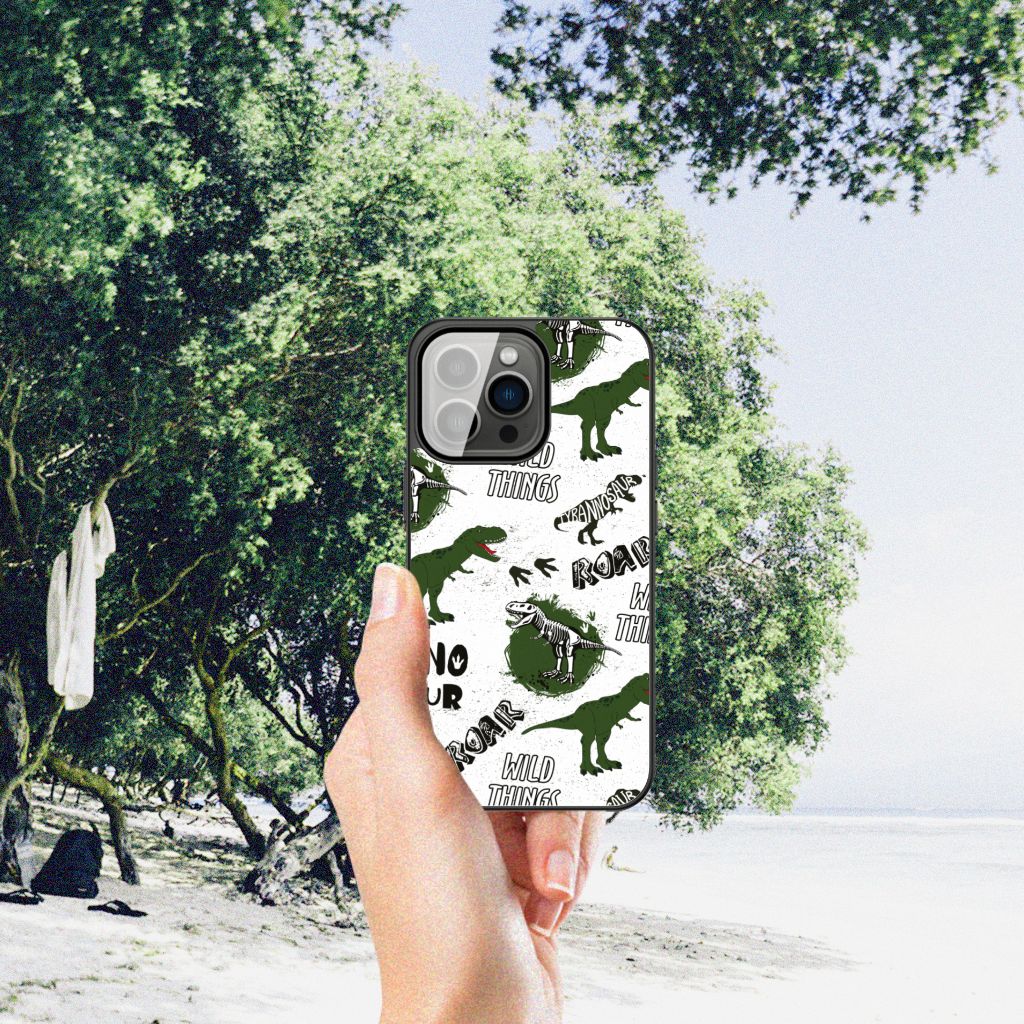 Dierenprint Telefoonhoesje voor iPhone 13 Pro Dinosaurus B2C Telecom