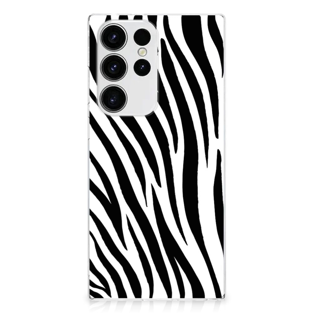 Samsung Galaxy S23 Ultra TPU Hoesje Zebra