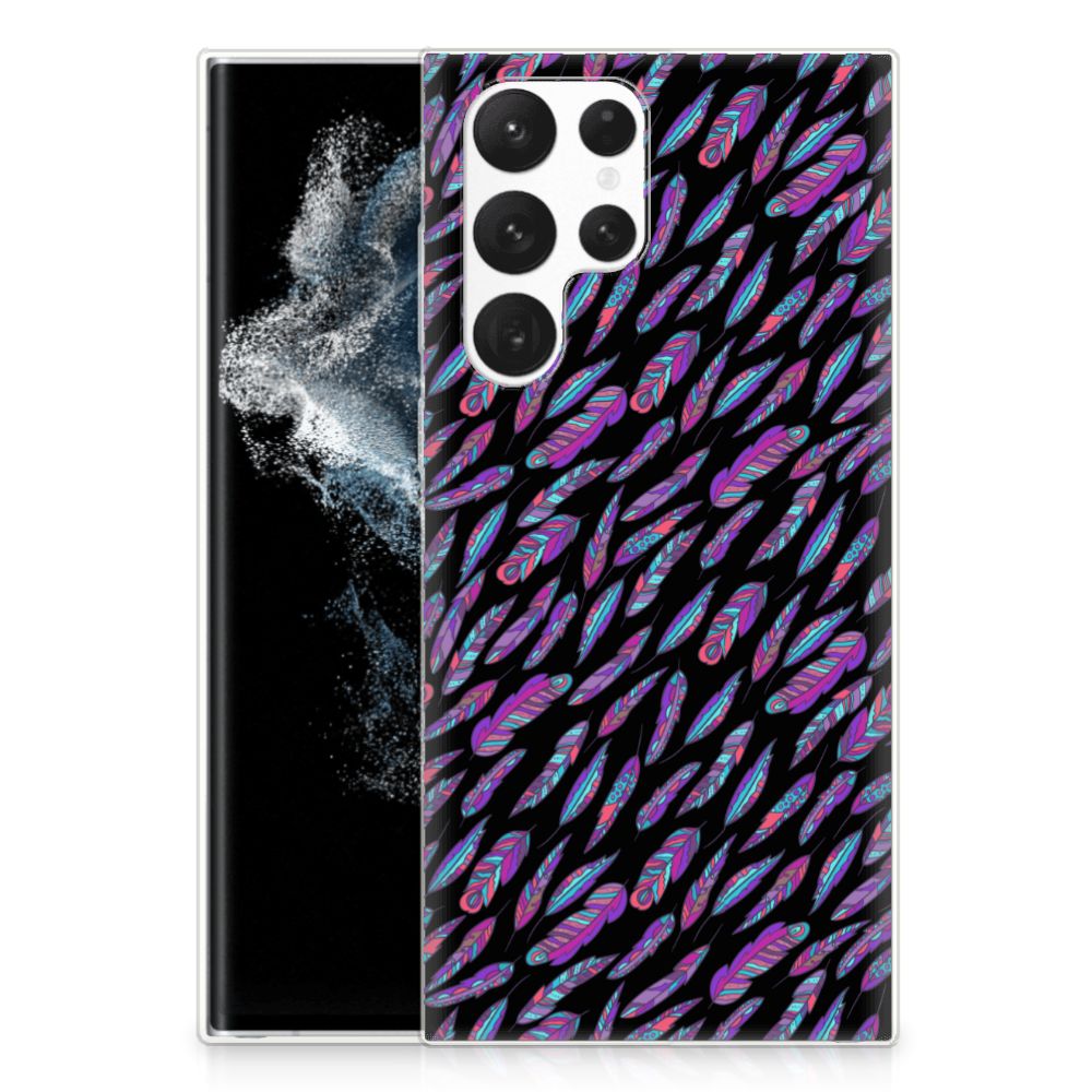 Samsung Galaxy S22 Ultra TPU bumper Feathers Color B2C Telecom