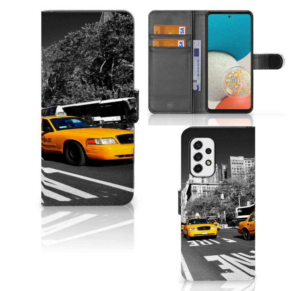 Samsung Galaxy A53 Flip Cover New York Taxi
