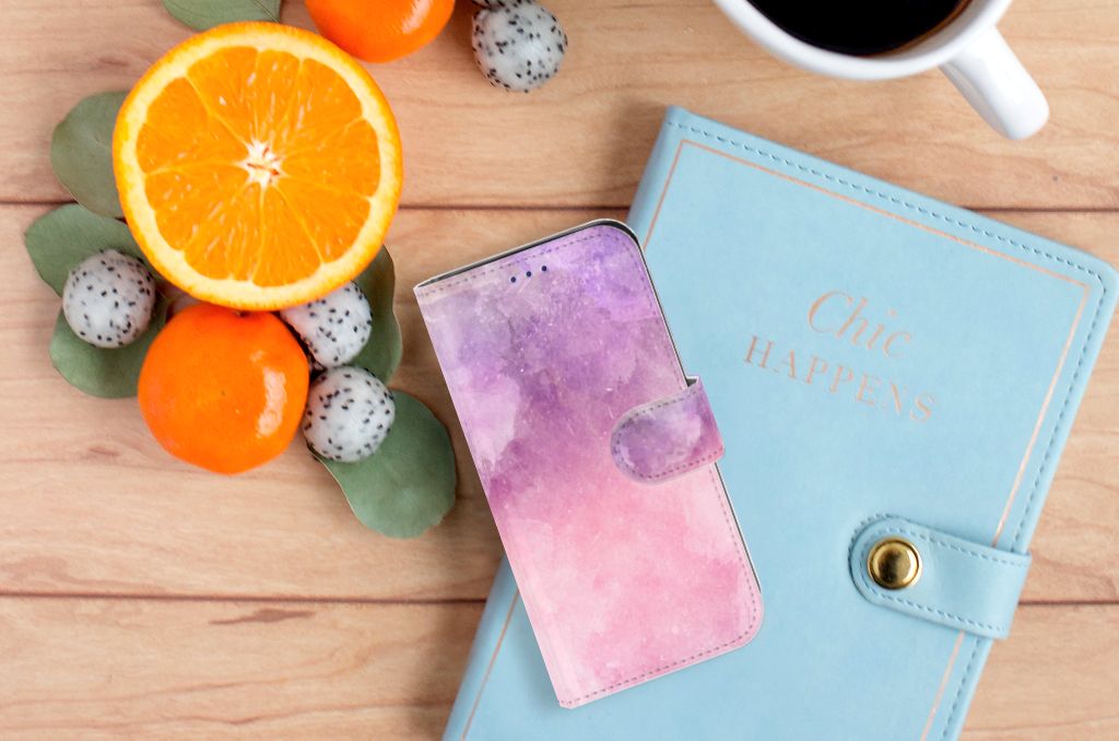 Hoesje Samsung Galaxy S10e Pink Purple Paint