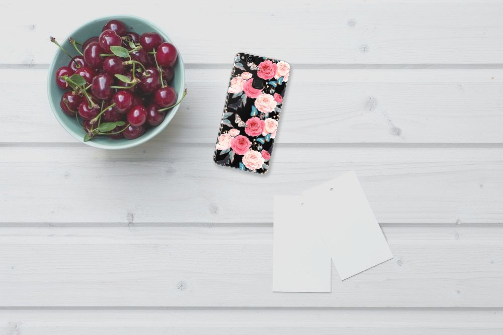 Huawei P10 Lite TPU Case Butterfly Roses