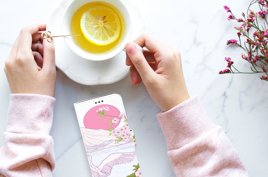 Samsung Galaxy S9 Plus Telefoonhoesje met Pasjes Bird Standing