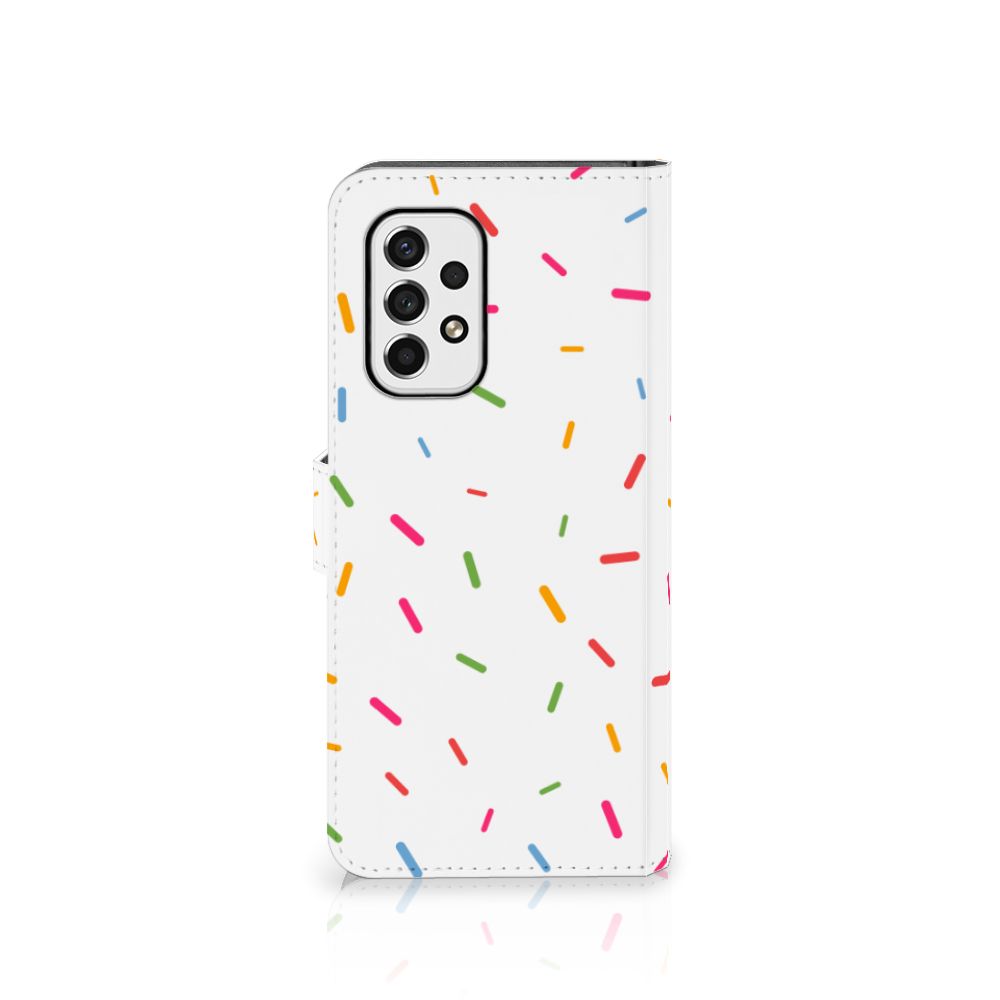 Samsung Galaxy A53 Book Cover Donut Roze